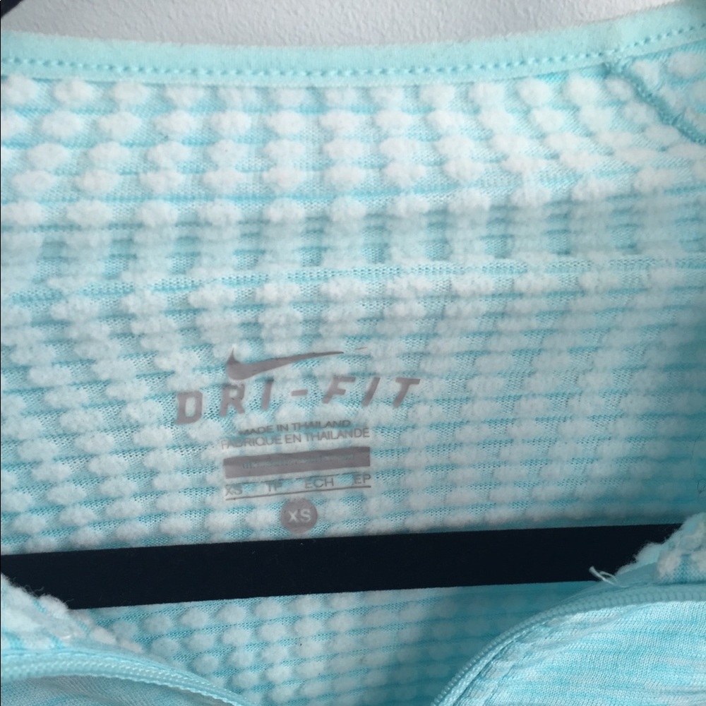 Light blue zip up jacket